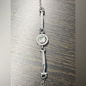 Pretty Bird Silver Bracelet with Crystal Details